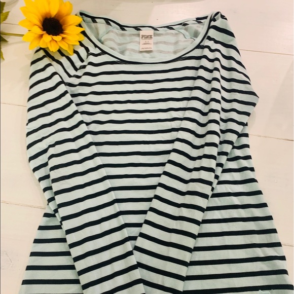 Tops - Victoria Secret Pink Stripped Shirt ❤️